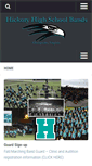 Mobile Screenshot of hhsbands.org